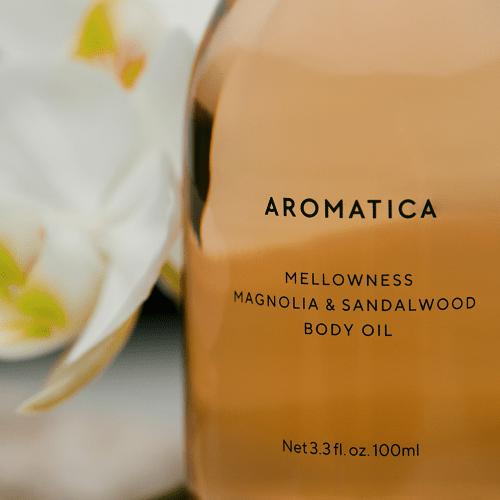 Aromatica Melounis Body Oil Magnolia   Sandalwood 100ml