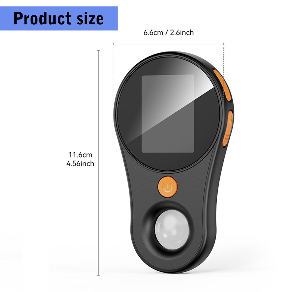 Handheld Digital Microscope Magnifying Glass 500X Zoom 8 LED Light For Coin Jewelry Watch Repair Electronics Magnifier