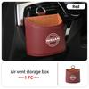 Car Outlet Air Vent Storage Box Water Cup Holder Garbage Can For Nissan Pulsar VSkyline Patrol Navara Micra X-Trail