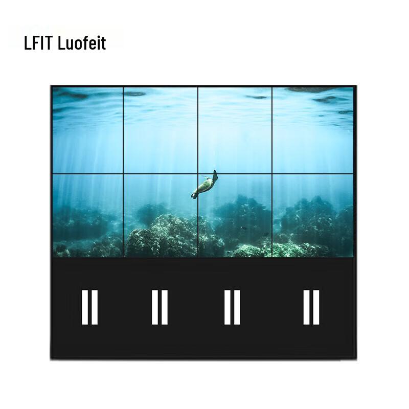 Lofit 55-inch 3x3 LCD Video Wall with Floor Cabinet