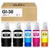 eJet Set Bottles Compatible Ink Bottles for Canon 135ml GI30 70ml Each Ink Bottles for and Compatible with and GM2030 GI-30 4-Color (5 Total)