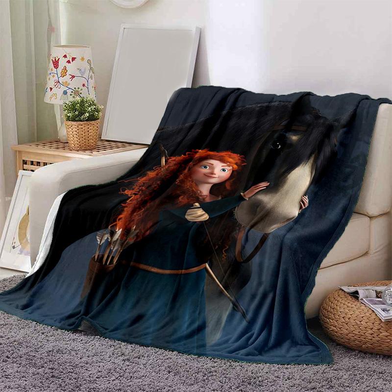 1 szt., Odważna Przygoda Meridy: Przytulny koc do wystroju domu, idealny do salonu, sypialni lub wszędzie tam, gdzie potrzebujesz komfortu!Wystrój domu