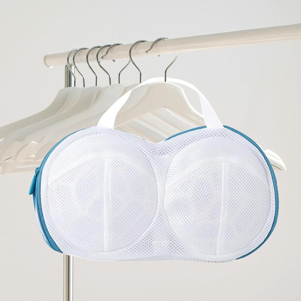 3 Pcs Bra Washing Bags with Handle and Zipper for Washing Machine Delicate