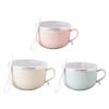 Round Food Container Ramen Noodles Bowl with Large Capacity and Leakproof Lid for Christmas Holiday Family Gatherings