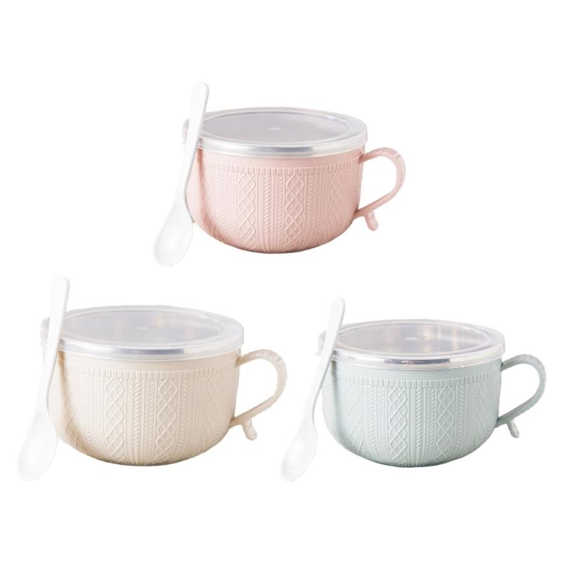 

Round Food Container Ramen Noodles Bowl with Large Capacity and Leakproof Lid for Christmas Holiday Family Gatherings 1