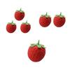 1/2/3Pcs Stress Relief Strawberry Squeeze Toy Slow Rebound Simulated Fruit Fidget Toy Anti-anxiety Sensory Ball Decompression