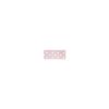 Ruban de satin pointillé, 9,5 mm, rouleau 10 m, rose