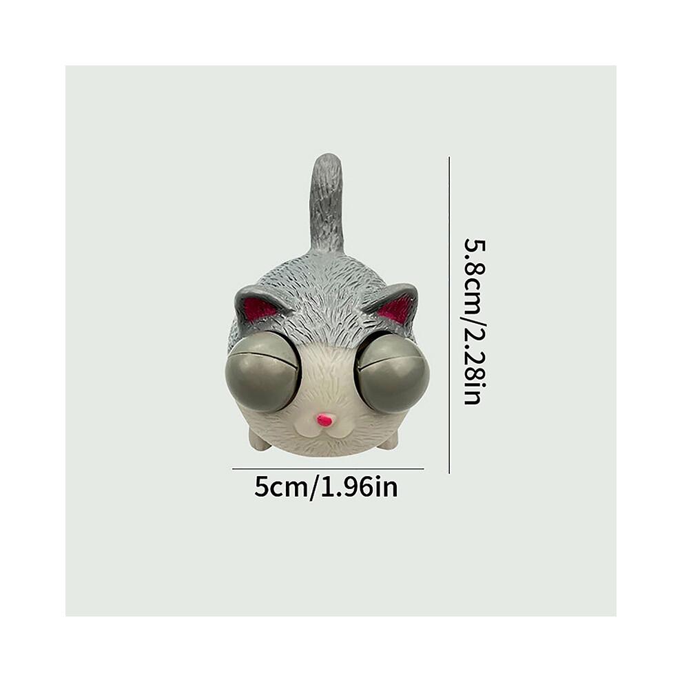 Jouets créatifs à presser Yeux de chat éclatants Jouets à presser pour adultes et enfants Animaux Cadeaux anti-stress Poupée farceuse Décompression Évacuation