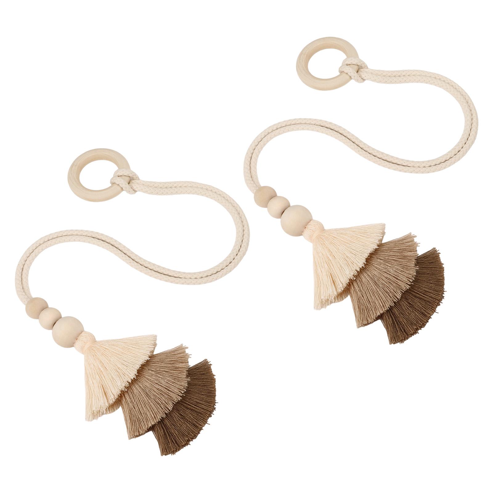 

2pcs Modern Curtain Tiebacks Set Simple Window Curtain Holders Home Decor Accessories for Living Room Bedroom