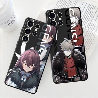 Funda de Teléfono de Silicona Para Samsung Galaxy S8 S7 S10 S9 S21 S22 Plus S23 Ultra 5g S10e S20 Fe Genshion Impact Tartaglia Funda Anime