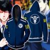 Anime Psycho Pass Cosplay Kostýmy Mikina S Kapucí Mikiny na Zip Mikiny Oblečení Bundy Kabáty Vrcholy