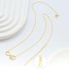 Mobius Strip Heart Necklace With Cubic Zirconia Diamonds Elegant Clavicle Chain For Women Fashion Simple Jewelry Gift