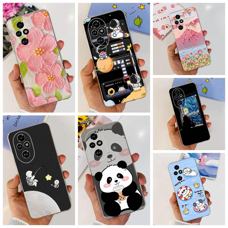 For Huawei Honor 200 6.7"Case Cute Cartoon Panda Astronaut Soft Silicone TPU Cover For Honor 200Pro Honor 200 Lite 5G Phone Case