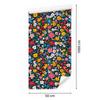 Wallpaper Small Flowers Turquoise and Red for Living Room and Bedroom 50x1000