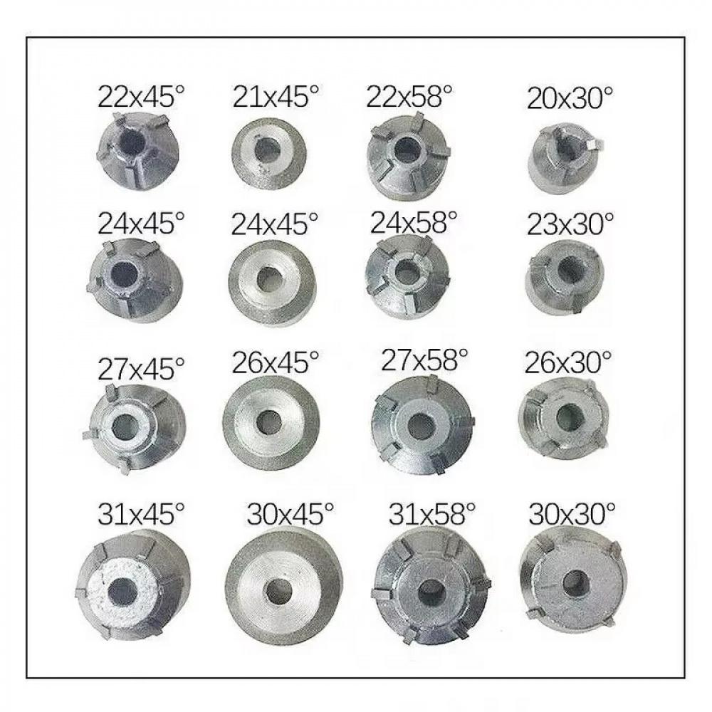 Universal Valve Seat Reamer Grinding Wheel Set Repair Cutter Valve Tools Kits