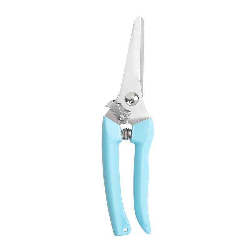 2Pcs Pruning Shears Stainless Steel Garden Shears Handheld Gardening Scissors
