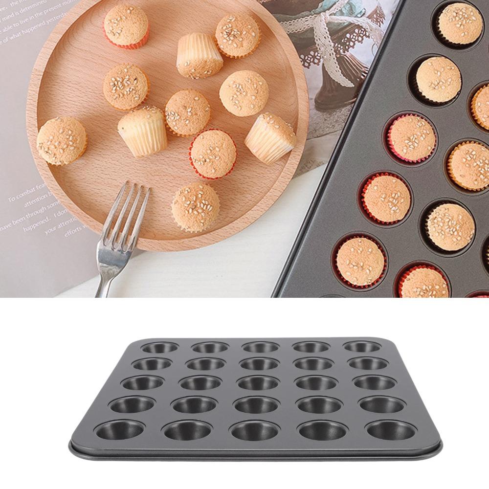 PTFE Nonstick Coating Mini Muffin Pan Carbon Steel Mini Tart Pan Baking Cakes Bread