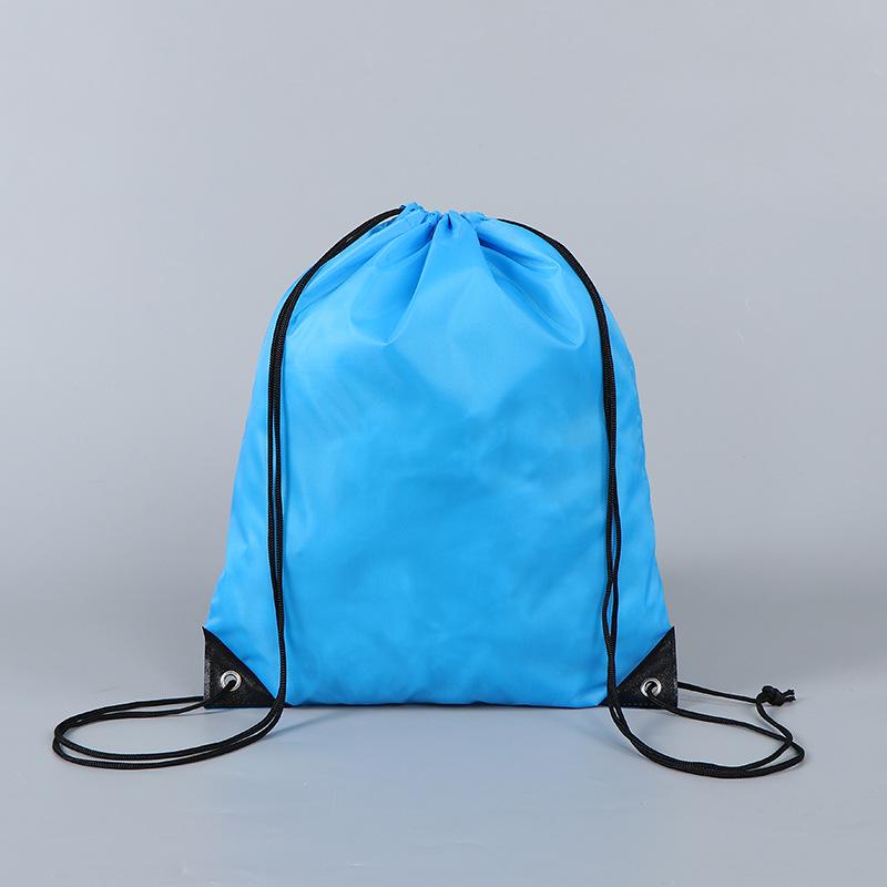 Spot Polyester Double Drawstring Sports Bag for Marathon or Basketball Events