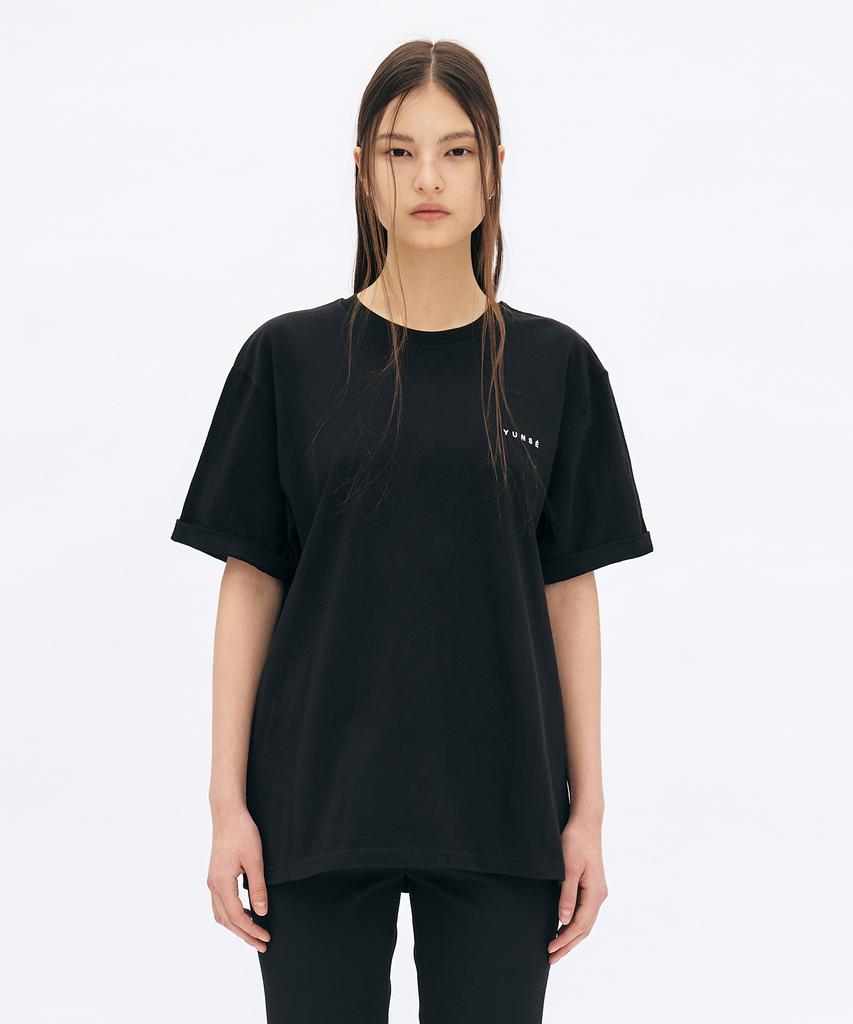 Yunse Hatch Yin Yang T-Shirt (Black)