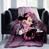 1pc Minnie Printing Blanket - Soft, All-Season Throw for Office Blanket,  | Personalized Gift with Adorable Cartoon Design