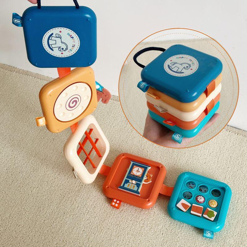 

Baby Montessori Early Education Baby Educational Toys Busy Jenga Ball Switch Box Hexahedron Shape Cognition Pairing Busy stacking music