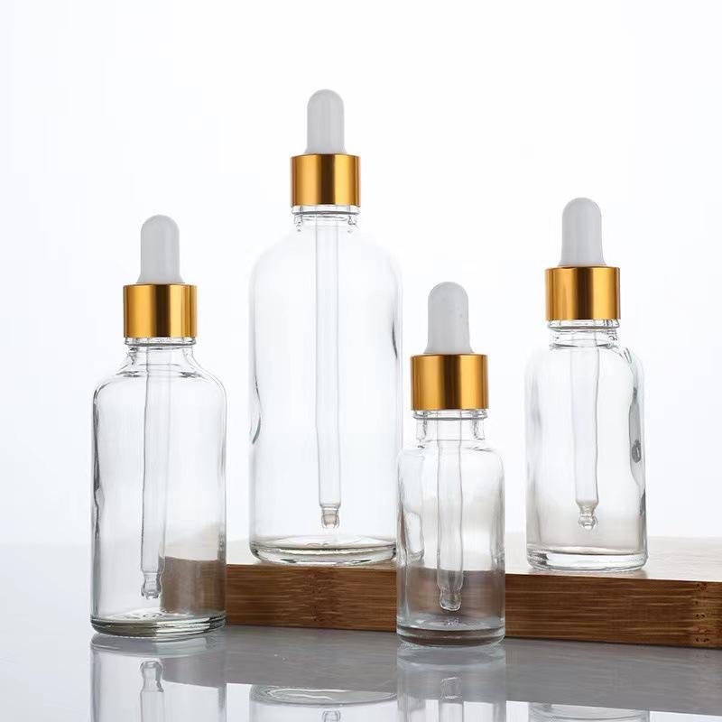 Glass Empty Dropper Bottle for Essential Oils, Perfume, and Cosmetics – Travel-Size Dispenser