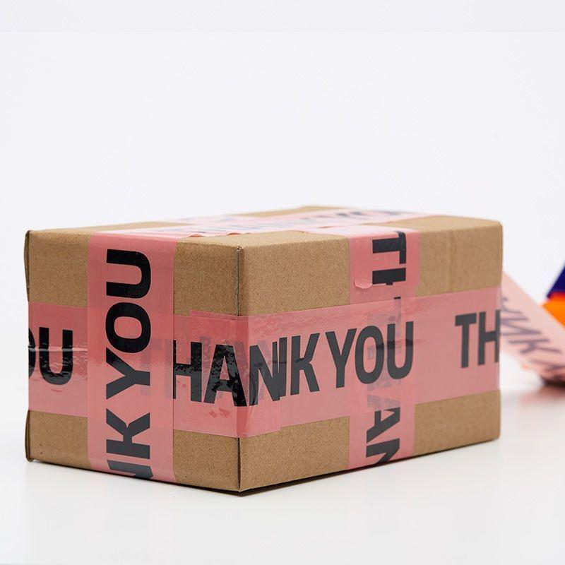 THANKYOU Printed Cartoon Packaging Tape - Express Sealing and Patterned Paper Tape