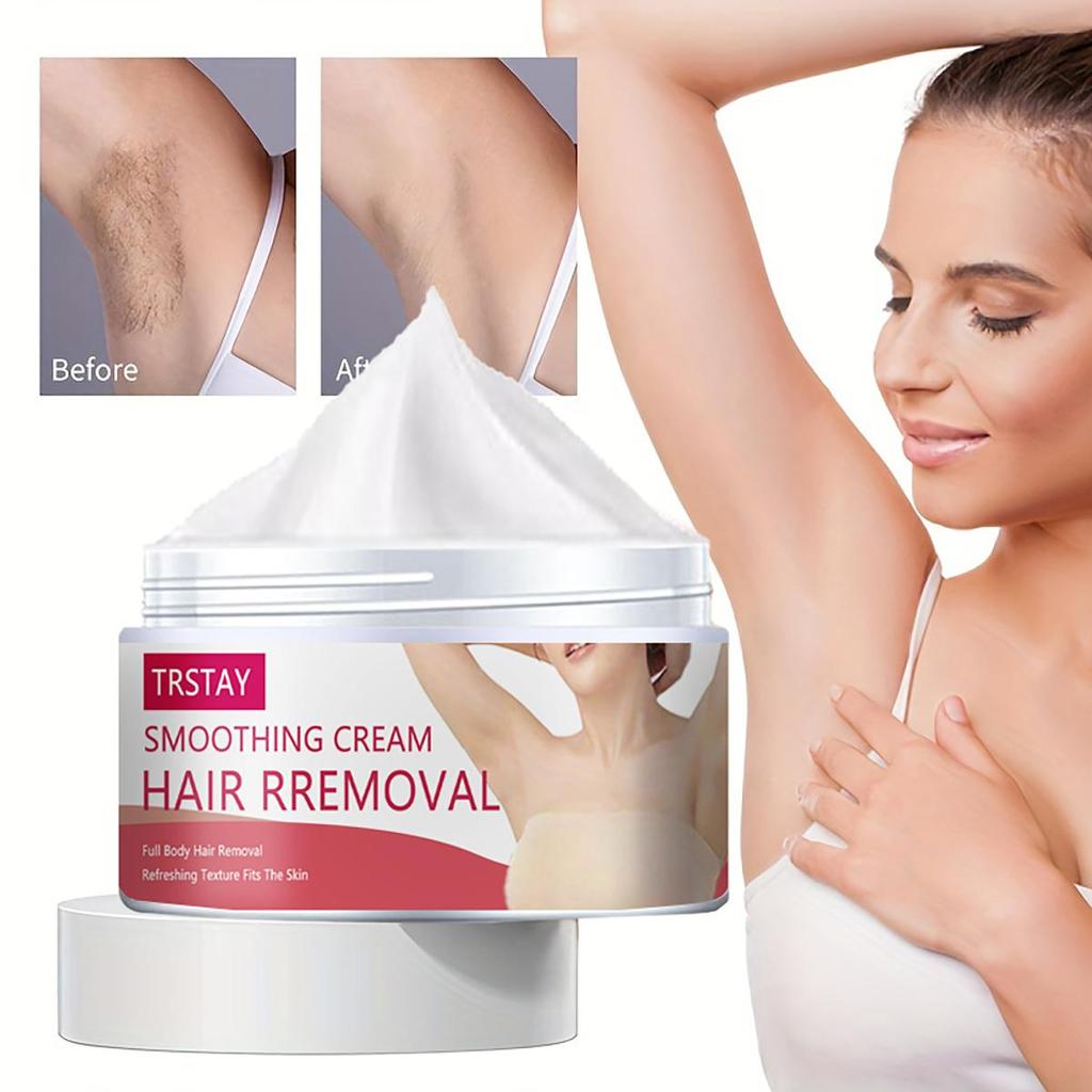 Moisturizing Hair Removal Cream, Smooth Skin, Brighten Skin Tone, Reduce Dullness, Firm Skin, Gentle and Non-irritating