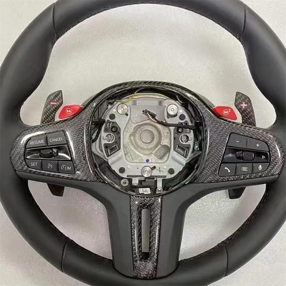Carbon Fiber Steering Wheel Paddle Shifter Extension For BMW G20 G30 G32 G01 G02