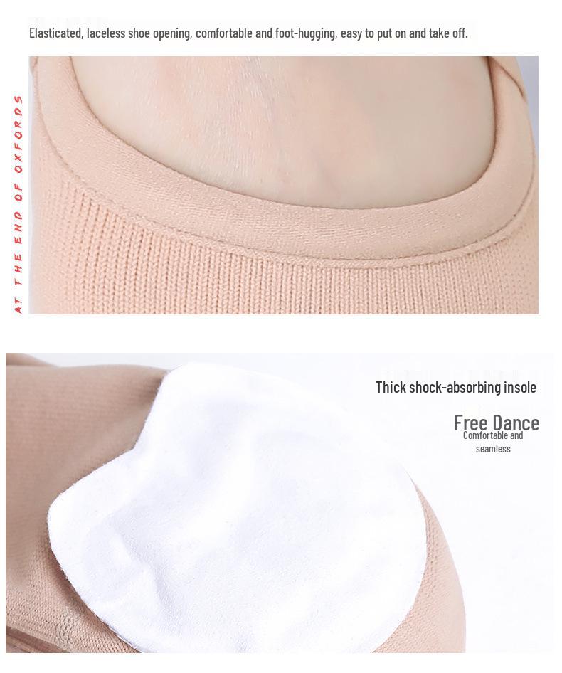 Women's Stretch Fabric Dance & Yoga Shoes: Soft Sole, Flyknit, Cat Paw, Ballet Shaping.