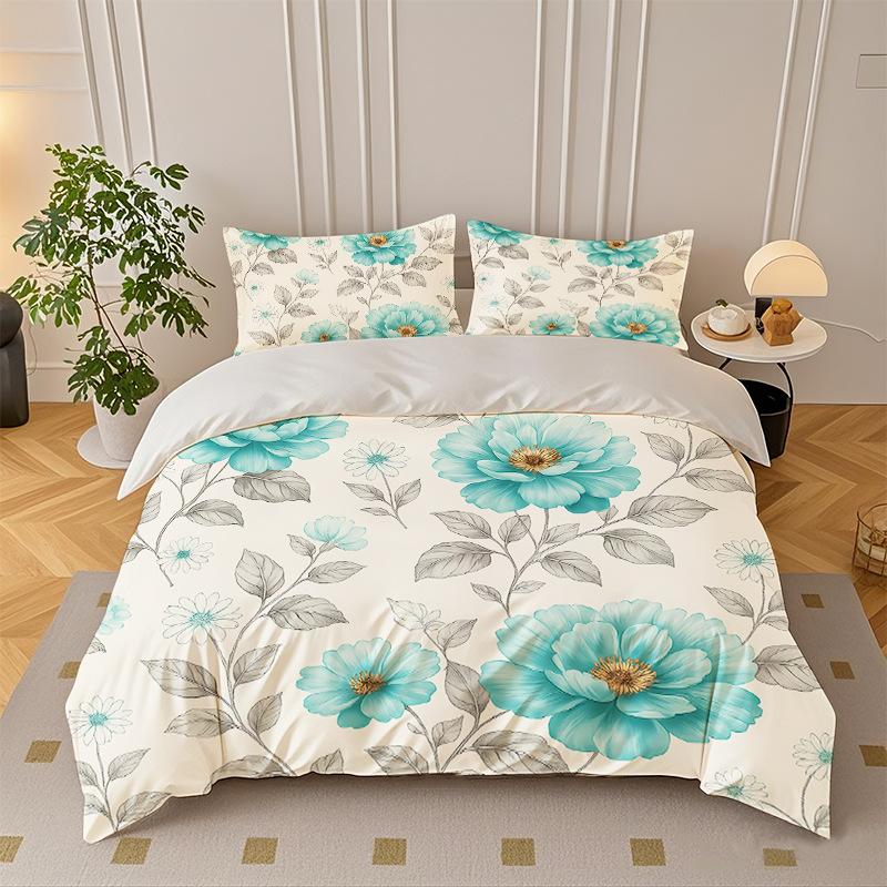 

Quilt Cover Three-Piece Quilt Cover Set 140cm * 200cm - cover + and 1 piece