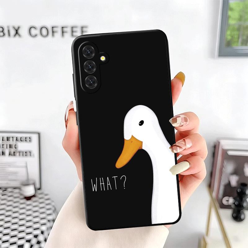 Funny Cartoon Goose Game Soft Phone Case for Samsung A17 A37 A57 A16 A26 A36 A56 A15 A25 A35 A55 A14 A24 A34 A54 A13 A23 A33 A53