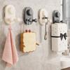 3 PCS Non-Marking Suction Cup Hooks Moisture-proof Kitchen Storage Hooks Wall Hook  Living Room