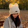 Cat Ear Beanies Skullies Women Winter Warm Plush Cartoon Thermal Cap Korean Girl Outdoor Snow Pullover Hats