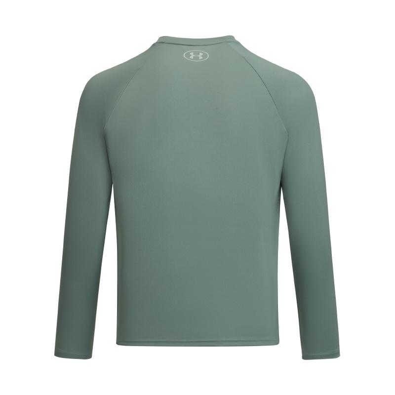 Under Armour Velocity Solid Color Simple Sports Breathable Comfortable Long Sleeve T-Shirt Men tops 1327970-348