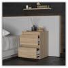 Bedside Cabinet Sonoma Oak 40 Cm 2 Drawers Large Bedside Table Nakastlik