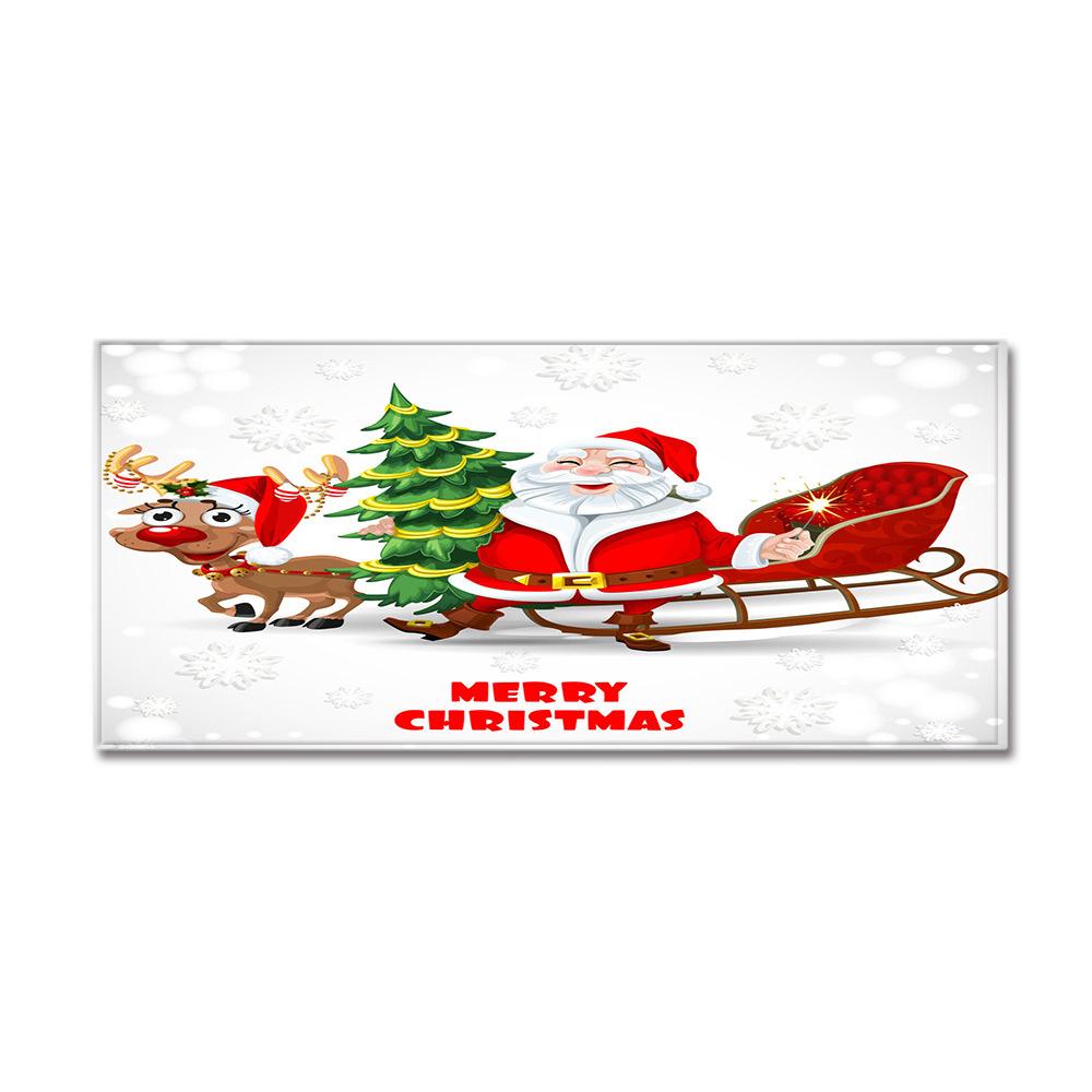Christmas Kitchen Sand Carpet Doormat Long Floor Mat