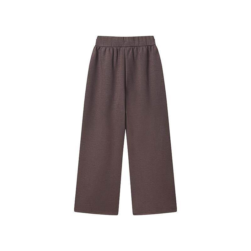 FILA Original Simple Solid Color Comfortable Lace-Up Casual Pants Women bottoms F51W639604FPU