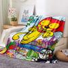 Wow Manga  Print Flannel Blanket, High quality Comfortable for All Seasons, Home Decor, Warmth and Comfort