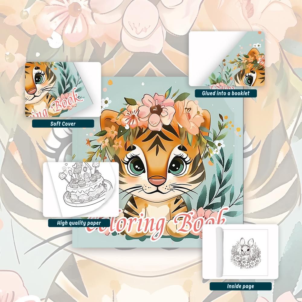 1 Stück, Malbuch für Jugendliche, 30 Blatt verschiedene Muster 8,3x8,3'' 100gsm, ist ein Valentinstags-Oster-Feiertagsgeschenk