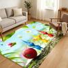 Cartoon P-PikminS Floor Mat Soft Thickened Absorbent Non-Slip Bedroom Living Room Door Mat Home Decor Flannel Rugs