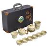 Fuzhu Ru Kiln Brewing Teapot Xishi Pot Tea Set Kung Fu Complete Set Ceramic Gift Box Company Gifts
