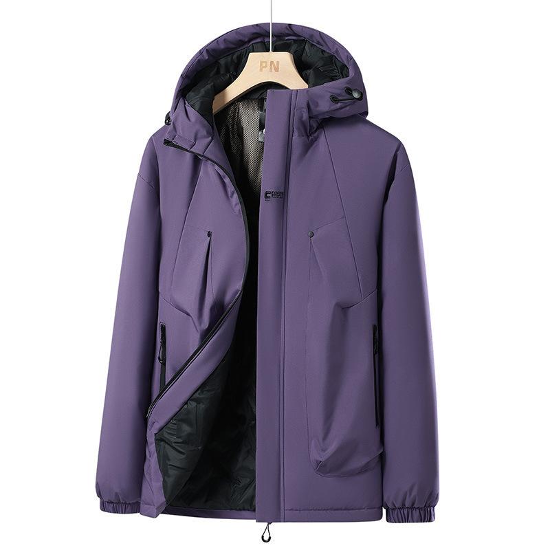 Padded-on Men's Padded Clothes Heating Padded Clothes Winter Thickened Warm Padded Clothes Heating Hooded Padded Jackets Men Thickened