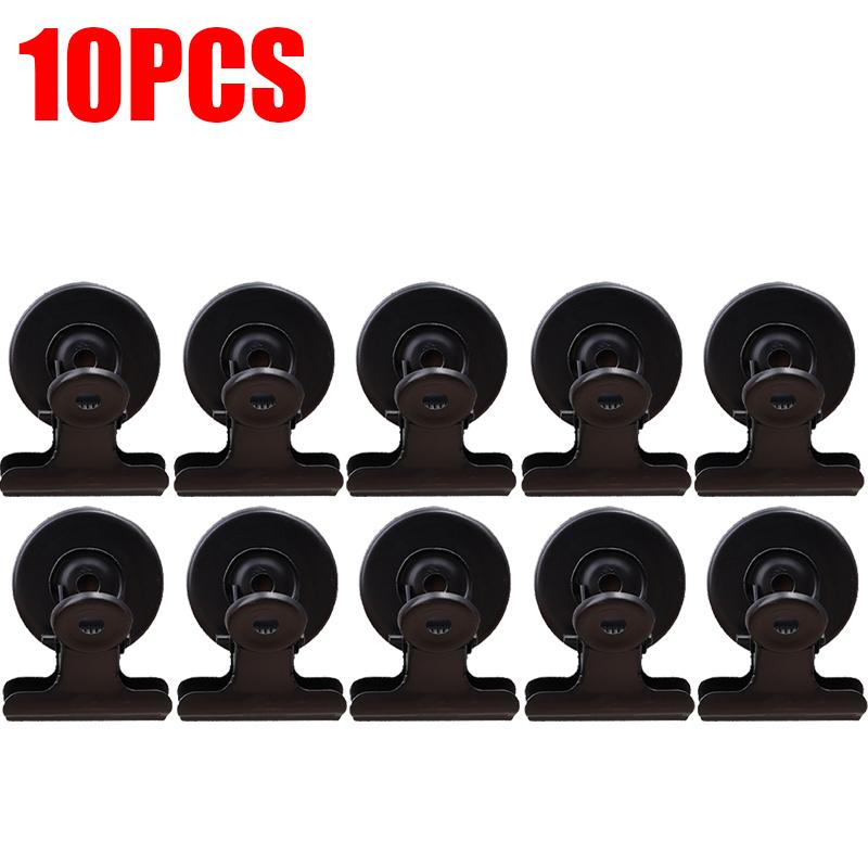 20/1pcs Black Magnet Clips Refrigerator Magnet Clamp Whiteboard Magnetic Photo Wall Metal Storage Hook for DIY Office Kitchen
