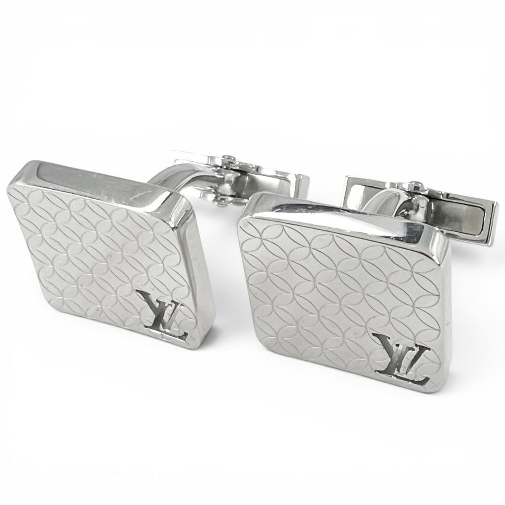 Excellent LOUIS VUITTON Cufflinks Bouton De Manchette Champs Elysées Mens M65043 Used