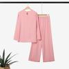 ZANZEA 2PCS Two Piece Women Sets Long Sleeve Blouse and Pants Casual Suits Outfits