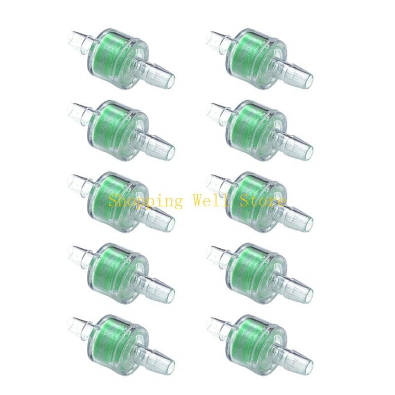 KX4B 10PCS Aquarium Check Valves Water Check Valves Fishtank Accessories 4mm filter