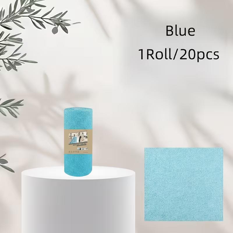 Reusable Cleaning Cloth Roll Tear Off Kitchen Dish Cloth Washable Multipurpose Cleaning Wipes for Household Kitchen and Bathroom