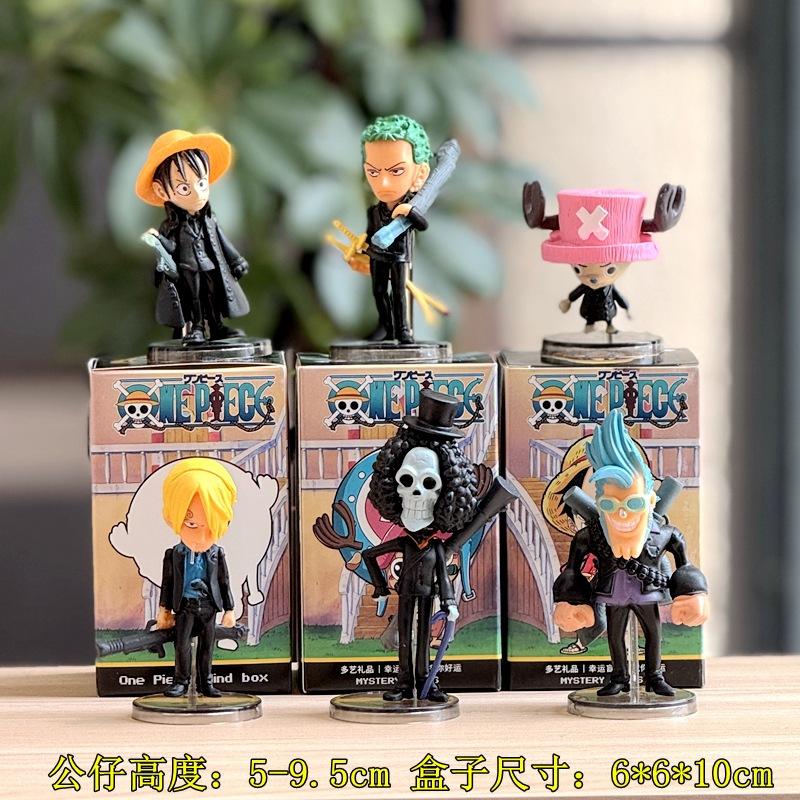 6 Pcs Anime Action Figure Set PVC Luffy New Action Model Collectible Decoration Doll Kids Toys for Christmas Gifts
