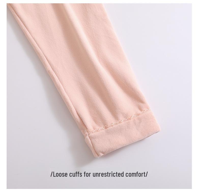 2025 Damen Winter Insel Fleece Pyjama Set - Langarm Oberteil & Hose, Verdickt, Hochwertige Homewear